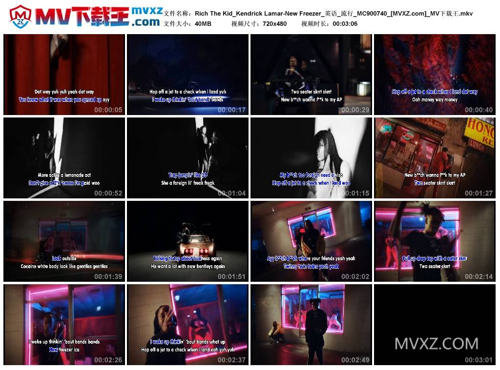 Rich The Kid_Kendrick Lamar-New Freezer_英语_流行_MC900740